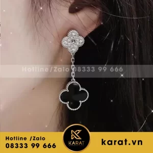 Bômg tai Van Cleef & Arpels Ahambra 18k white Gold