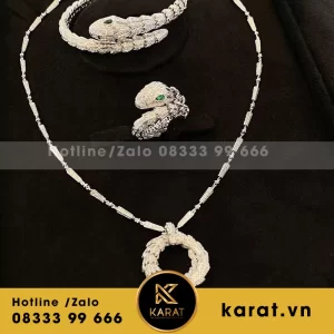 BVL serpenti white gold diamond