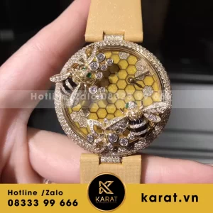 Cartier bee chế tác vàng khối kim cương thiên nhiên