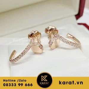 Cartier juste un clou earrings 18k