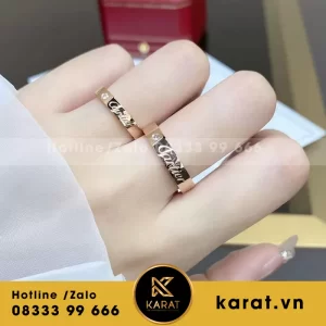 Cartier love ring rose gold 18k