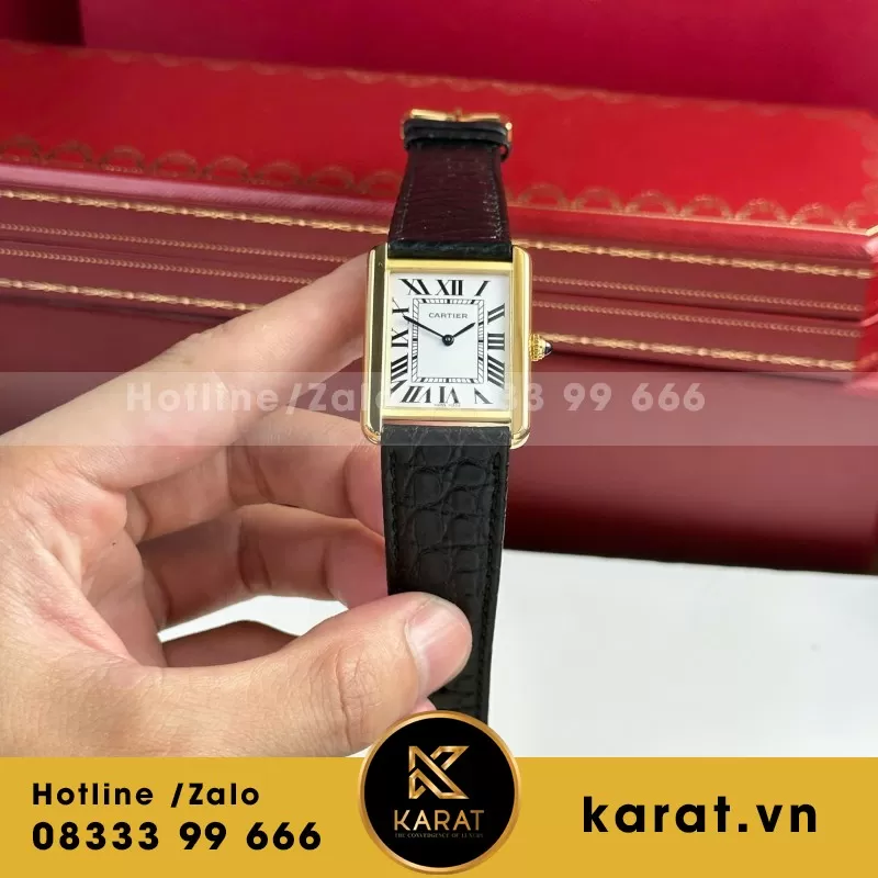 Đồng hồ Cartier Tank Solo Large Model— size 27.5mm x 35mm