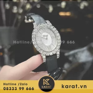 Chorpad Heure Du Diaman Silver Dial Full Kim Cương MOISS