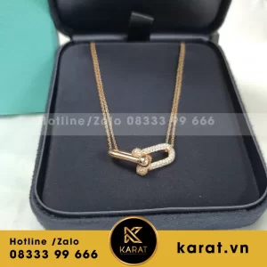 Dây chuyền Tiffany Diamond Rose Gold