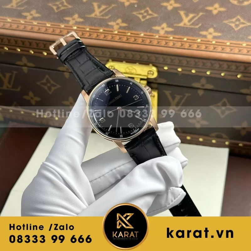 Đồng Hồ Audemars Piguet Code 11.59 Selfwinding 15210OR Rep 11 Mặt Đen Blue Nhà Máy APS 41mm