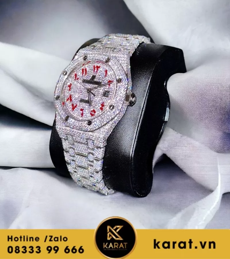 Đồng hồ Audemars Piguet custom full diamond moissanite