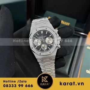 Đồng hồ audemars piguet frosted gold vàng trắng rep 11