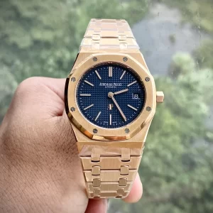 Đồng Hồ Audemars Piguet Replica Royal Oak Jumbo Extra-Thin Bọc Vàng