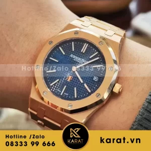 Đồng hồ audemars piguet royal oak 15202 18k rose gold chế tác