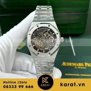 Đồng Hồ Audemars Piguet Royal Oak 15407 Chế Tác Mặt Lộ Cơ Xưởng THB 41mm