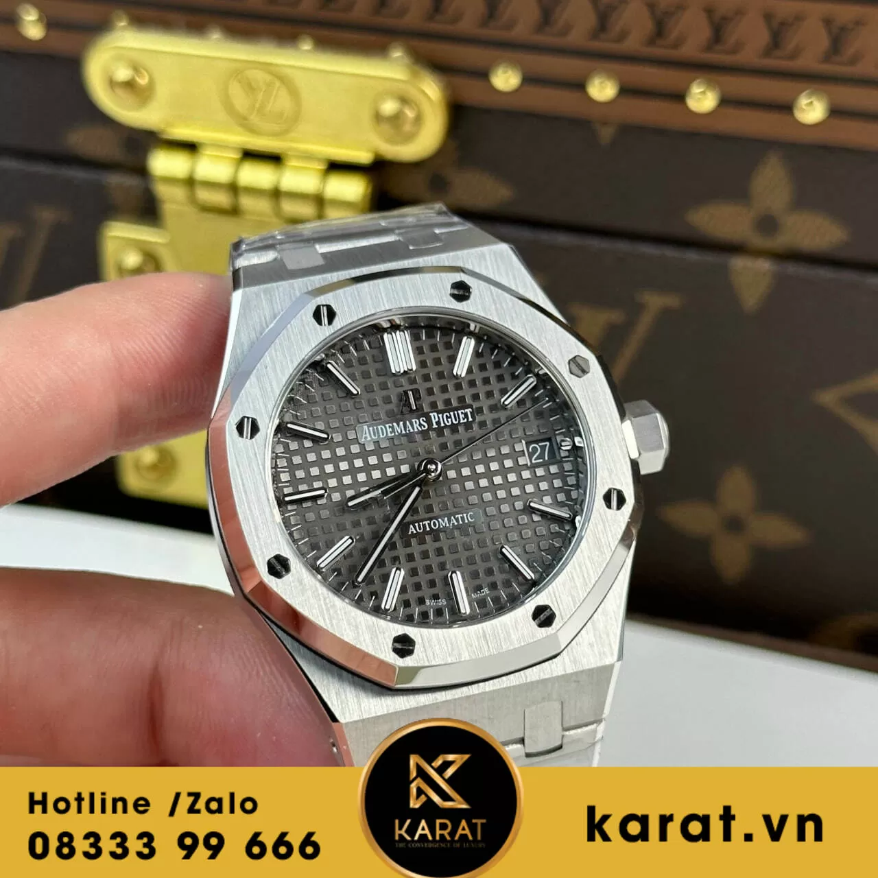Đồng hồ Audemars Piguet Royal Oak 15450 37mm mặt xám fake