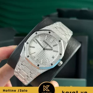 Đồng hồ Audemars Piguet Royal Oak 15510 Frosted mặt trắng
