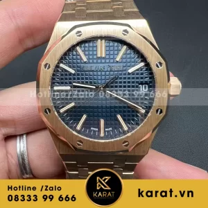 Đồng hồ audemars piguet royal oak 15510or blue dial custom