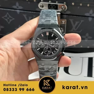 Đồng Hồ Audemars Piguet Royal Oak 26240 Replica 11 Màu Đen Mặt Đen APS 41mm