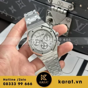 Đồng Hồ Audemars Piguet Royal Oak 26240 Replica 11 Màu Trắng Hồng Mặt Trắng APS 41mm