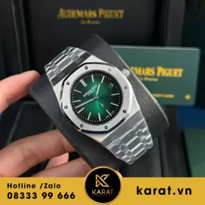Đồng hồ  Audemars Piguet Royal Oak Jumbo Extra-thin 16202 green dial fake