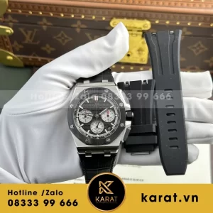 Đồng Hồ Audemars Piguet Royal Oak Offshore Chronograph 26420 Rep 1 1 Mặt Đen Nhà Máy APP 43mm