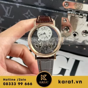 Đồng Hồ Breguet Tradition 7057 Replica Cao Cấp Dây Da Nâu Nhà Máy ZF 40mm