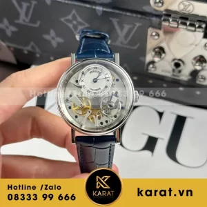 Đồng Hồ Breguet Tradition 7057 Replica Cao Cấp Dây Da Xanh Dương Nhà Máy ZF 40mm
