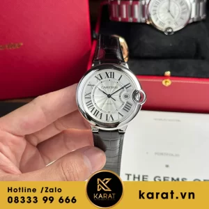 Đồng hồ  Cartier Ballon Bleu 42mm dây da rep 1:1