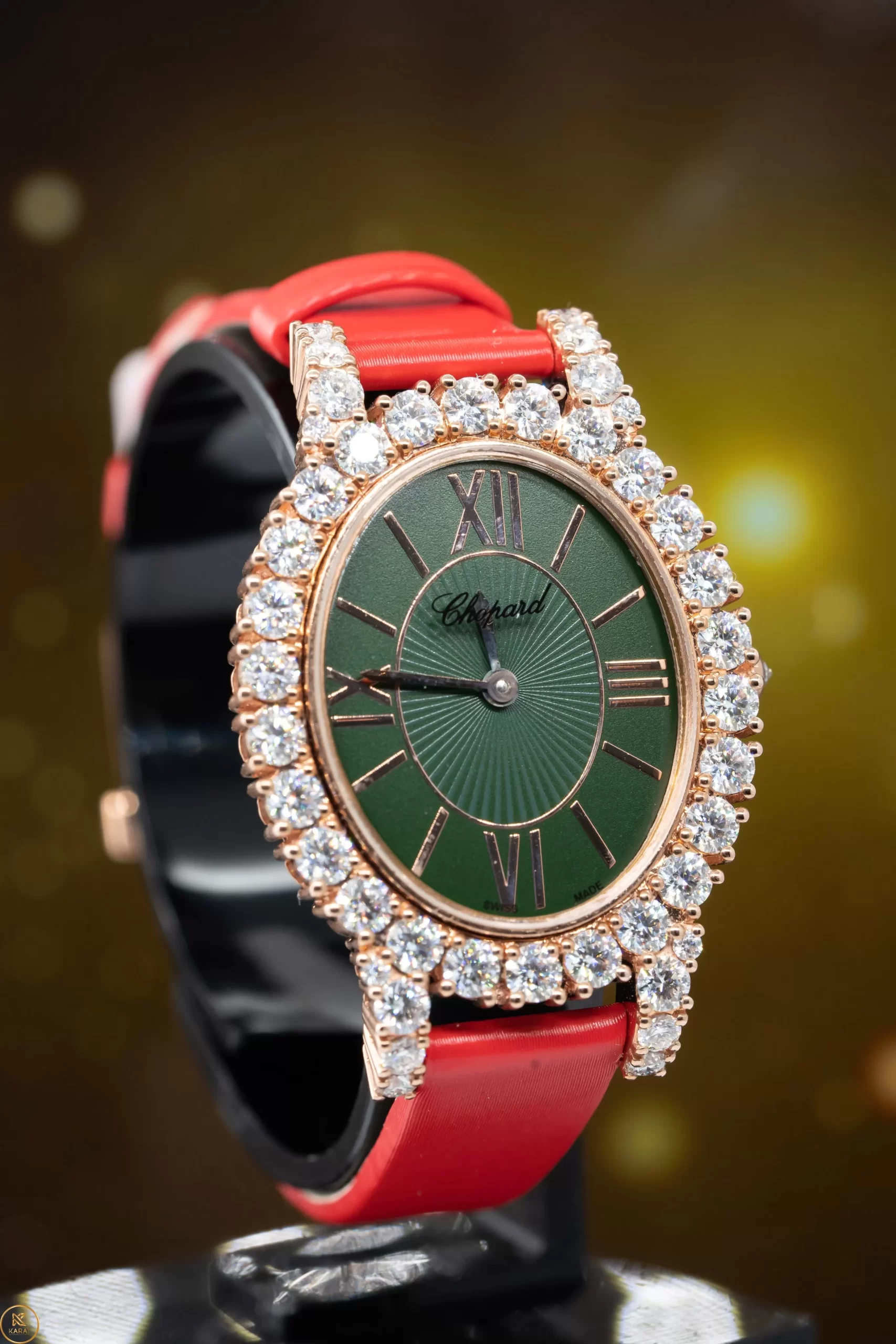 Chopard vàng đúc 18k Kim Cương Thiên Nhiên