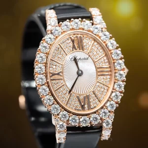Chopard vàng đúc 10k kim moissanite