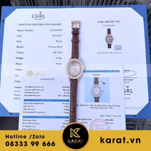 Đồng hồ chopard mữ bọc độ full moissanite