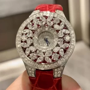 Đồng Hồ Craff Classic Butterfly Diamond and Ruby Vàng Khối