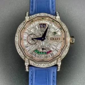 Đồng Hồ Graff Chế Tác Vàng 18k Kim Cương Thiên Nhiên