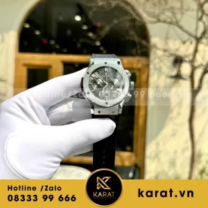 Đồng Hồ Hublot Big Bang Phiên Bản Mắt Cú Mặt Grey Replica 1:1 43mm