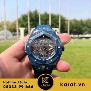 Đồng Hồ Hublot Big Bang Sang Bleu II Replica 1:1 Vỏ Gốm Xanh 45mm