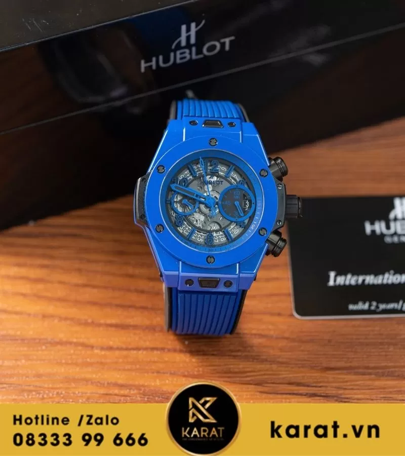 Đồng hồ Hublot Bigbang One Click UNICO blue ceramic 44mm rep 1:1