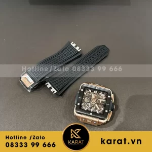 Đồng hồ hublot bigbang square unico king gold ceramic fake