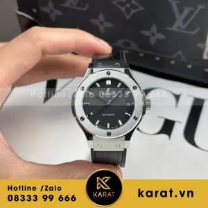Đồng Hồ Hublot Classic Fusion Titanium Black Replica 1:1 Nhà Máy JJF 38mm