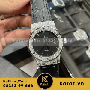 Đồng hồ hublot fusion độ kim cương moissanite