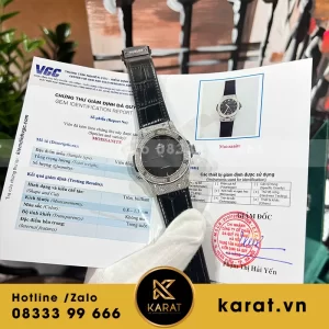 Đồng hồ hublot gắn kim cương thiên nhiên 42mm