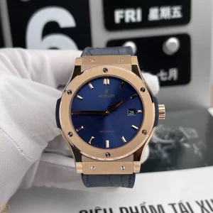 Đồng Hồ Hublot Rep 1:1 Classic Fusion Blue King Gold 542.OX.7180.LR
