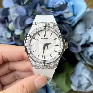 Đồng Hồ Hublot Replica Classic Fusion Orliskin Titanium White