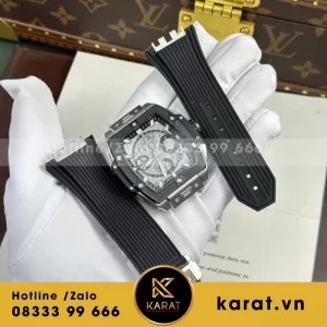 Đồng Hồ Hublot Spirit Of Big Bang Titanium Replica 11 Viền Gốm Đen Nhà Máy BBF 42mm
