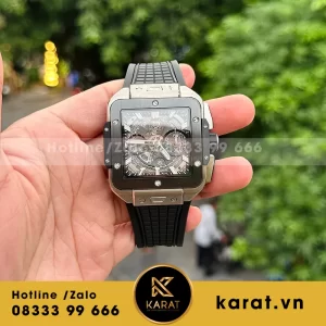 Đồng hồ hublot square unico ceramic titanium