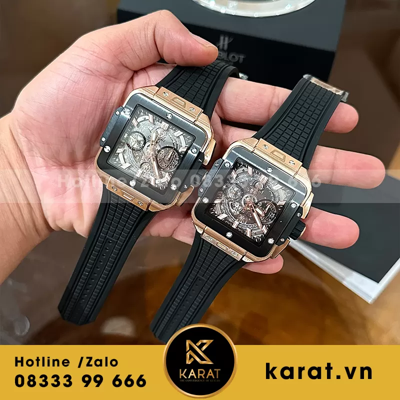 Đồng hồ hublot square unico replica