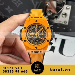 Đồng Hồ Hubot Big Bang Unico Orange Ceramic Chế Tác Nhà Máy BBF 42mm