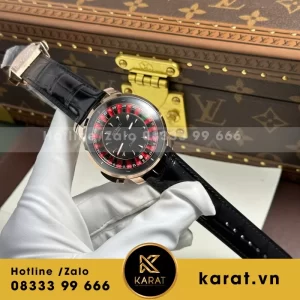 Đồng hồ Jacob & Co Casino Roulette Replica 1 1 dây da màu đen 44mm