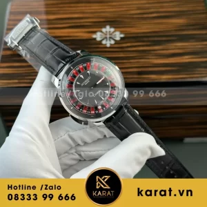 Đồng hồ Jacob & Co Casino Roulette Replica 1 1 dây da màu đen 44mm