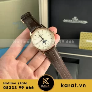 Đồng Hồ Jaeger Lecoultre Chế Tác Master Ultrathin Moon Màu Đen 39Mm