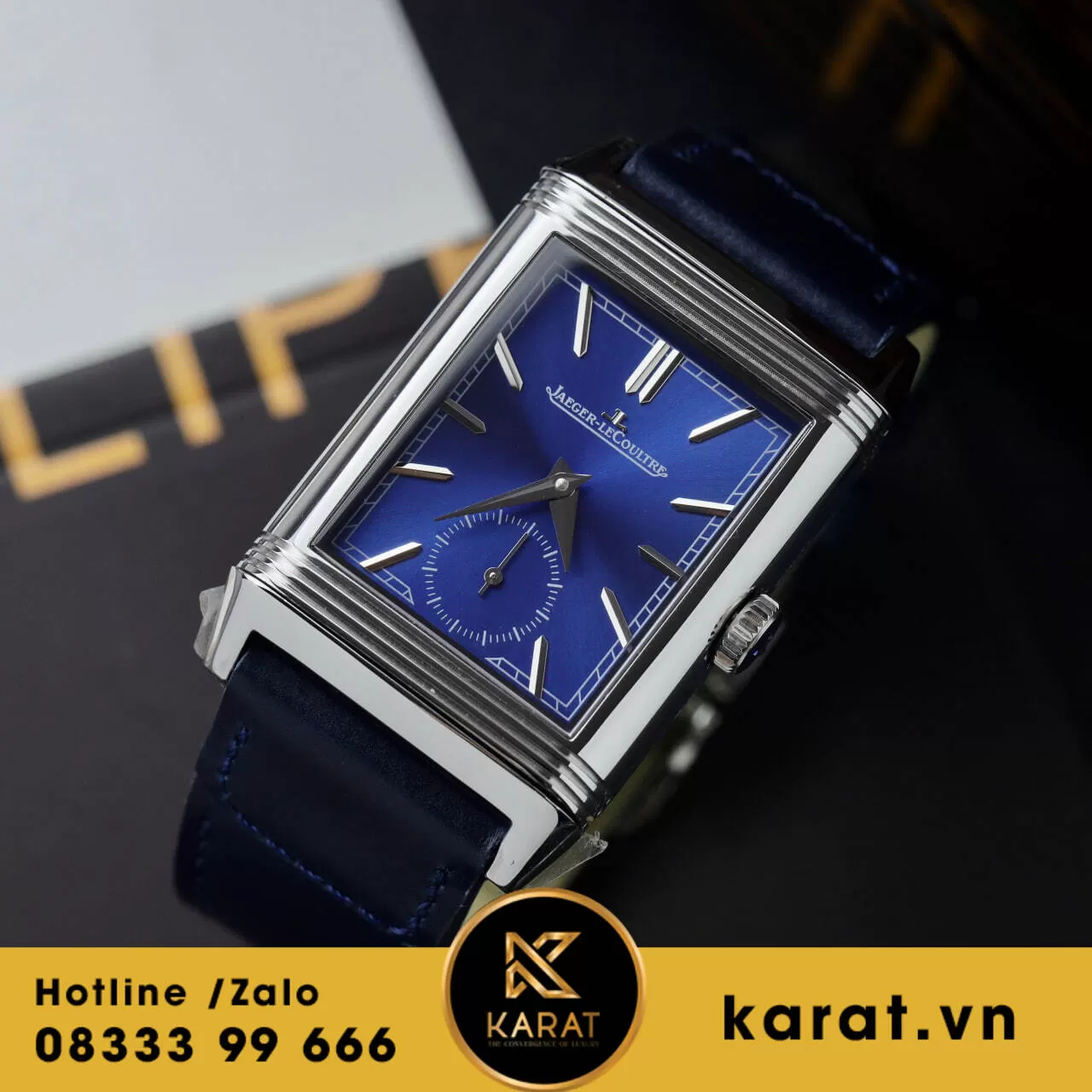 Đồng hồ Jaeger LeCoultre Master Reverso Tribute Monoface 2 mặt replica