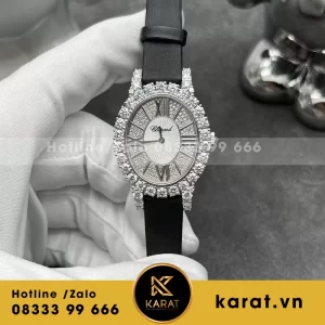 Đồng hồ lady chopard 29mm chế tác vàng khối kim cương thiên nhiên