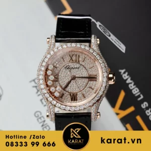 Đồng hồ nữ chopard độ full moissanite