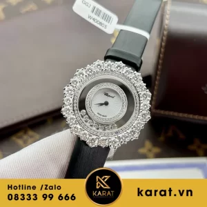 Đồng hồ nữ Chopard độ kim Moissanite