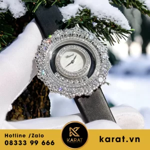 Đồng hồ nữ  Chopard HAPPY DIAMONDS JOAILLERIE WG Kim cương moiss